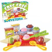 Crec Crec Sorveteria Big Star Com Casquinha Comidinha Sorvete Brinquedo Brincando Cozinha Presente Crianças +3 Anos