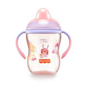 Copo de Treinamento com Bico Semi-rígido First Moments 270ml Rosa Glitter Fisher Price - BB1015