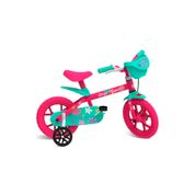 Bicicleta 12" Bandeirante Flower Colorido