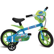 Bicicleta Aro 12 Peppa Pig George 3321 Brinquedos Bandeirante