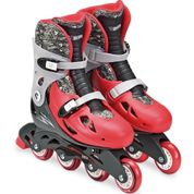 Patins Infantil Hot Wheels 4 Rodas com Acessórios F00111 Fun Tamanho 37 ao 40