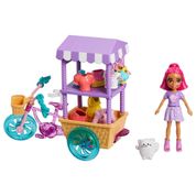 Boneca Polly Pocket Doces Surpresas Carrinho de Doces HHX76 Multicor Mattel