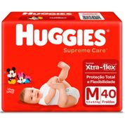 Fralda Huggies Supreme Care M - 40 Unidades