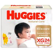 Fralda Huggies Natural Care XG 24 Unidades