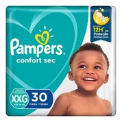 Fralda Pampers Confort Sec XXG - 30 Unidades