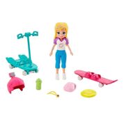 Polly Patinete Divertido Ride Outside - Mattel GWD82-GWD83