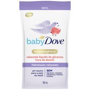 Refil Sabonete Líquido de Glicerina Baby Dove Hidratação Relaxante Hora de Dormir 180ml