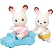 Gêmeos Coelho Chocolate Sylvanian Families - Epoch 5420