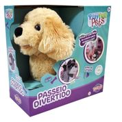 Bege Cachorrinho Playfull Pets Passeio Divertido - Toyng 037