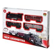 Trem Grande Locomotiva Luz E Som - DM TOYS DMT5374