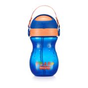 Copo com Canudo Playful Twist 360 ml 12+ M Azul Fisher Price - BB1018