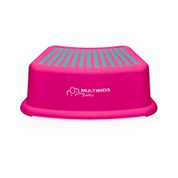 Degrau Infantil com Antiderrapantes Step Up Rosa Multikids Baby - BB1008