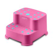 Escadinha Infantil com 2 Degraus Up N' Down Rosa Multikids Baby - BB1005