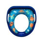 Redutor de Assento com Alça e Costas Poop-A-Doop +18m Azul Fisher Price - BB1047