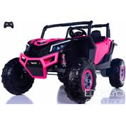 Carro Eletrico Infantil Buggy 24V Off Road 4X4 Grande - Rosa