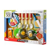 Brincando de Ser Kit Pequeno Chef com Acessórios Indicado para +3 Anos Multikids - BR954