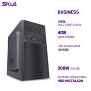 Computador Business B300 Dual Core I3 3220 MEM 4GB DDR3 sem HD/SSD Fonte 200W (7908445412224)