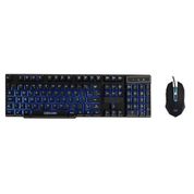 Kit Gamer Teclado E Mouse Punch Usb 2400DPI TM302 -  Oex