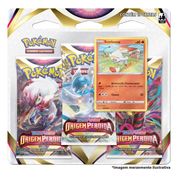 Triple Pack Pokémon Origem Perdida - Scorbunny - Pokémon TCG