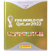 Álbum de Figurinhas Copa do Mundo 2022 Capa Dura Dourado - Panini