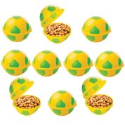 Kit 10 Potes de Doces para Festa e Decoração Bola de Futebol Copa