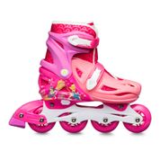 Patins 2 Em 1 - Disney - Princesas - Inline - Tam 35-38 - Multikids - Rosa