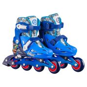 Patins Ajustável - Marvel - Vingadores - Inline - Tam 35-38 - Multikids - Azul