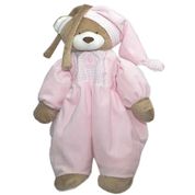 Bicho de Pelúcia - Urso Nino Porta Pijama Rosa