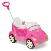 Carrinho Infantil Passeio e Pedal 1300 Fouks - Calesita - ROSA