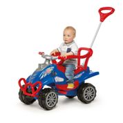 Quadriciclo Infantil - Passeio e Pedal - Cross Turbo - Calesita - AZUL