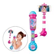 Microfone Infantil Mania De Selfie +4 Anos Dm Toys