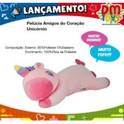 Unicórnio Pelúcia Amigos Do Coração - DM Toys DMT6228