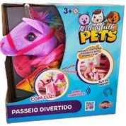 Roxo Uncórnio Playfull Pets Passeio Divertido - Toyng 04645