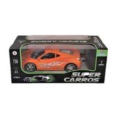 Laranja Newest Super Carros Controle Remoto - Polibrinq 2206