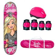 Skate Rosa Barbie Com Acessórios - Fun F0010-5