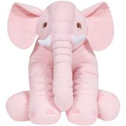 Almofada 60cm Elefante Gigante Rosa - Buba 7562