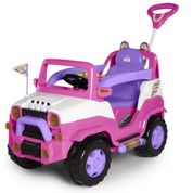 Carrinho Infantil Passeio e Pedal Diipe Rosa - Calesita