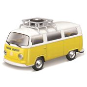 Miniatura Volkswagen Type 2 (Pneu Rack) 1/43 Amarelo