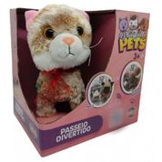 Gato Listrado Playfull Pets Passeio Divertido - Toyng 046463