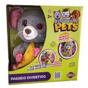 Cinza Ratinho Playfull Pets Passeio Divertido - Toyng 046474