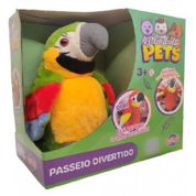 Amarelo Papagaio Playfull Pets Passeio Divertido - Toyng 046