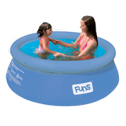 Piscina Inflavél Infantil Redonda com Borda 1000 Litros 168 x 51cm Wellmix