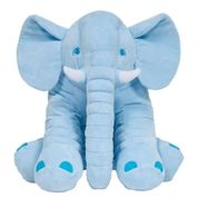 Almofada 60cm Elefante Gigante Azul - Buba 7563