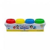 4 Potes Kit Super Massinha DC Super Friends - Sunny 002164