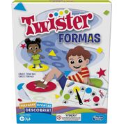 Jogo Twister Formas E Cores Com Tapete de Atividade Hasbro