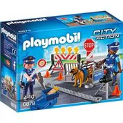 Unidade Policial De Bloqueio City Action Playmobil - Sunny 1