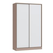 Guarda Roupa Modulado Requinte com 2 Portas de Correr - Duna Line/Branco Line