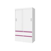 Guarda Roupa Arezzo Flex com 2 Portas - Branco/Lilás