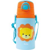 Garrafinha De Alumínio Animal Fun Leão 450ml Buba