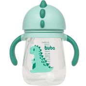 Copo Dino Com Alça Verde Buba